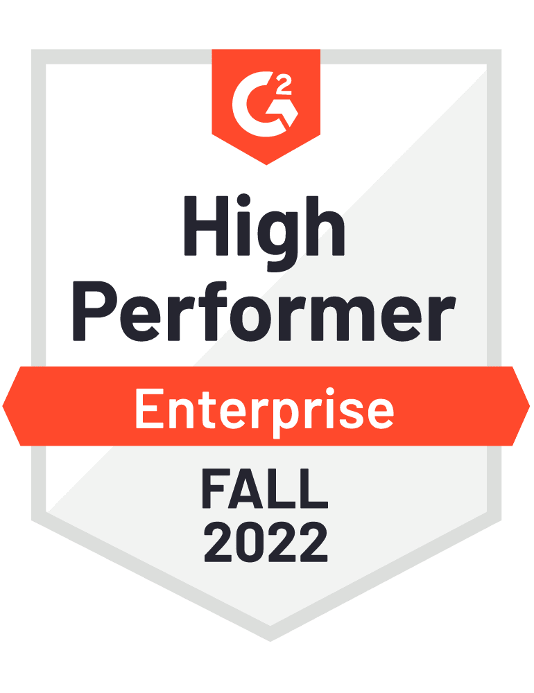 High Performer 2020 G2 Badge